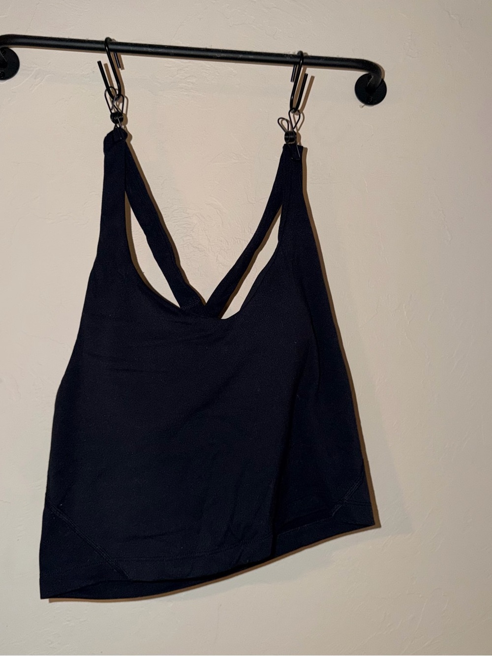 Black strappy southern style tank
